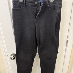 Washed Black Ankle Jeans